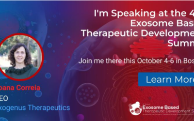 Join Joana Correia at the 4th Exosome Based Therapeutic Development Summit